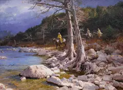 James Robinson, Bad Weather's Coming, oil on canvas