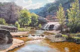 Mark Keathley, Texas Grandeur, 1996, oil on canvas
