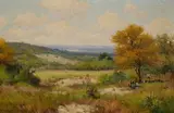 Porfirio Salinas, Texas Autumn Landscape