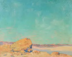 Dawson Dawson-Watson, Along the Colorado River, oil on canvas