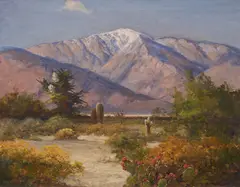 Desert Spring by Robert Wood, oil on canvas, sold Oct 2025