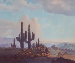 Jack Van Ryder, Canyon Symphony, oil on canvas