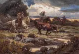 Robert Summers, Morning Lesson, oil on canvas