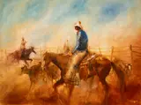 Hugh Sawrey, The Cutter, oil on canvas