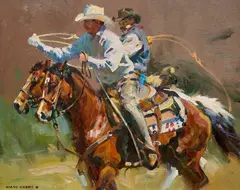 Xiang Zhang, Ropers, oil on canvas