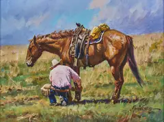Martin Grelle, Hobbles, 1998, acrylic on canvas