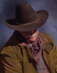 Sheri Greves-Neilson, Contemplatin', oil on panel
