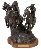 Melvin Warren, The Angry West, 1971, bronze