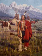 Stan Davis, My Soul My Country, oil on canvas