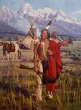 Stan Davis, My Soul My Country, oil on canvas