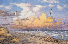 George Schwegmann, Texas Treasure, acrylic on canvas