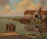 Porfirio Salinas, The Bay of Corpus Christi