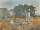 Bill Zaner, The Bayou, oil on canvas