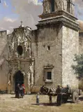 George Hallmark, Blessings of San Jose, oil on canvas