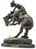 Frederic Remington, The Rattlesnake, bronze