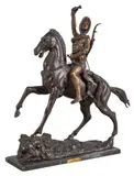 Frederic Remington, Scalp, bronze