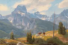 Evidence of Time by Michael Albrechtsen, oil on canvas, sold Sep 2026