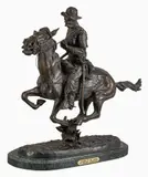 Frederic Remington, Trooper of the Plains, bronze