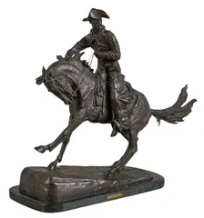 Frederic Remington, The Cowboy, bronze
