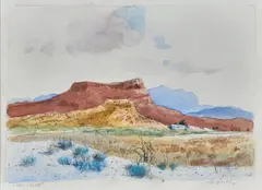 Clay McGaughy, Tri-Color, watercolor