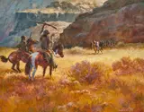 Ralph Alan Wall, The 'Talk' Sign, oil on panel