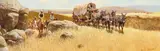 Russ Vickers, Cow Hunt, oil on panel