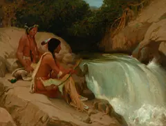 E. Irving Couse, Voice of the Falls, 1909, oil on canvas
