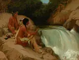 E. Irving Couse, Voice of the Falls, 1909, oil on canvas