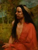 Richard Creifelds, Indian with Red Cloth, 1904, oil on canvas