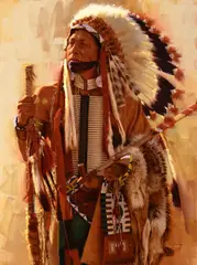 Stan Davis, He Whom Thunder Made, 2007, oil on canvas