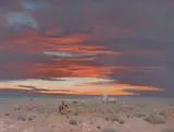 Gerard Curtis Delano, Navajo Camp, oil on canvas