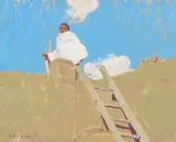 Glenn Dean, Spirit of the Pueblo, 2021, oil on canvas laid on board