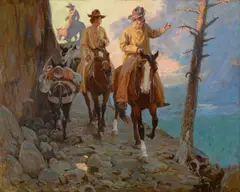 Charles Chase Emerson, Where the Trail Leads (ca. 1905), oil on canvas
