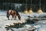 Fred Fellows, Staying Close to Mom, 1977, oil on board