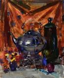 Nicolai Fechin, Still Life – Kettle, oil on canvas