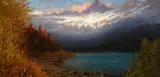 John Fery, Avalanche Lake, oil on canvas
