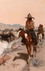 Elling William Gollings, The Passing of Time, 1910, oil on canvas