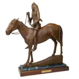 Richard Greeves, Captain Lewis Meets the Shoshone, 2008, bronze