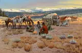 John Hampton, With the Wagon
