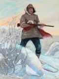 Magnus Colcord Heurlin, Willow Ptarmigan, oil on canvas