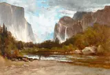 Thomas Hill, Yosemite Valley, oil on canvas