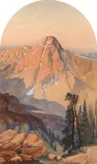 William Henry Holmes, Mount of the Holy Cross, gouache and watercolor on paper