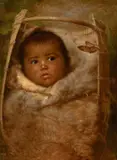 Grace Hudson, The Basket Baby (Ka-we-lote), 1933, oil on canvas