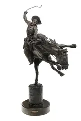 Harry Jackson, Two Champs, 1974, bronze
