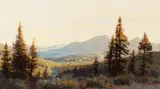 Francois Koch, Peace in the Valley, oil on canvas