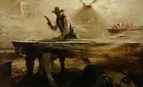Wilhelm Heinrich Detlev Körner, The Final Score, oil on canvas