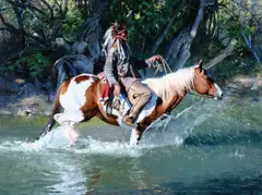 D. Edward Kucera, No Trail Left Behind, 2025, oil on canvas