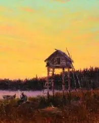Sydney Laurence, Golden Cache, oil on canvas laid on board