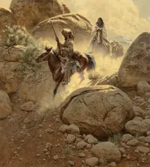Frank McCarthy, In the Boulder Field, 1982, oil on canvas