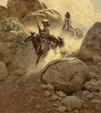 Frank McCarthy, In the Boulder Field, 1982, oil on canvas